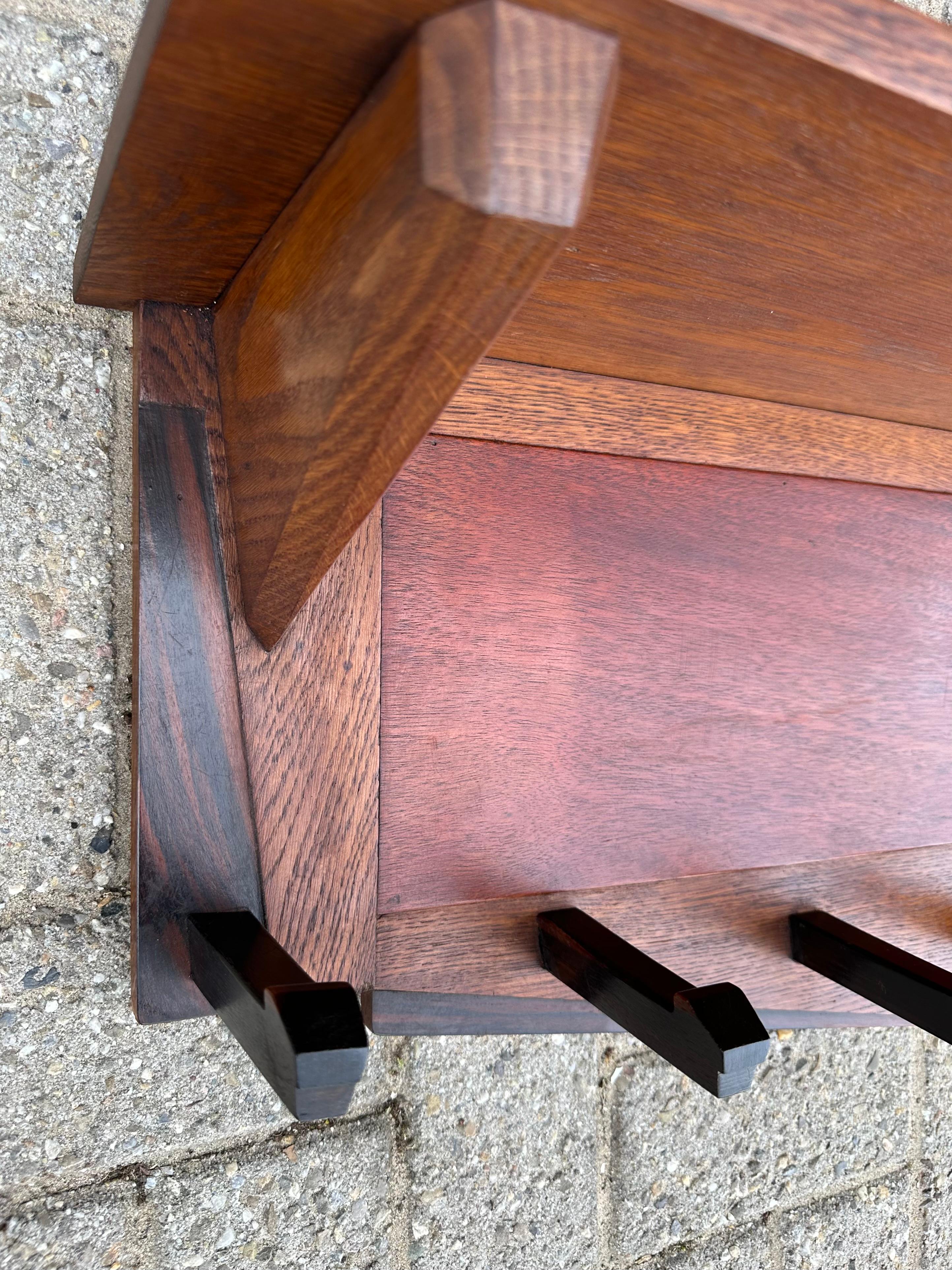 Porte-manteaux Art déco élégant au design néerlandais de 1920 par Paul Izeren pour Genneper Molen en vente 7