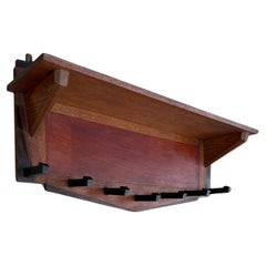 Stylish Dutch Design 1920 Art Deco Coat Rack by Paul Izeren for Genneper Molen