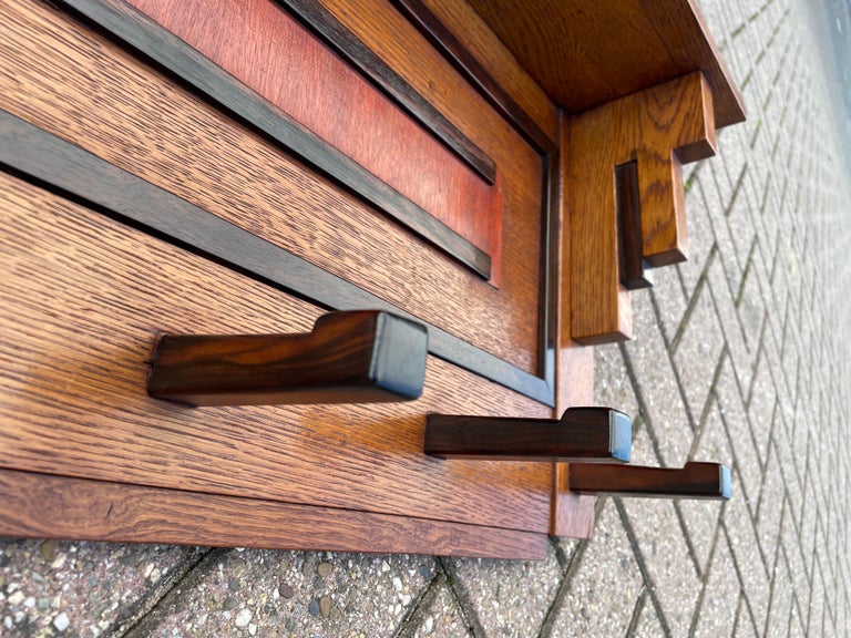 Stylish Dutch Design Art Deco Coat Rack by Paul Izeren for Genneper ...