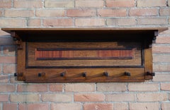 Stylish Dutch Design Art Deco Coat Rack by Paul Izeren for Genneper Molen, 1920