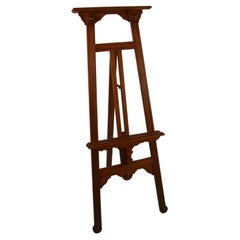 Stylish Empire Revival 20th Century Floor Easel Artist Display Stand