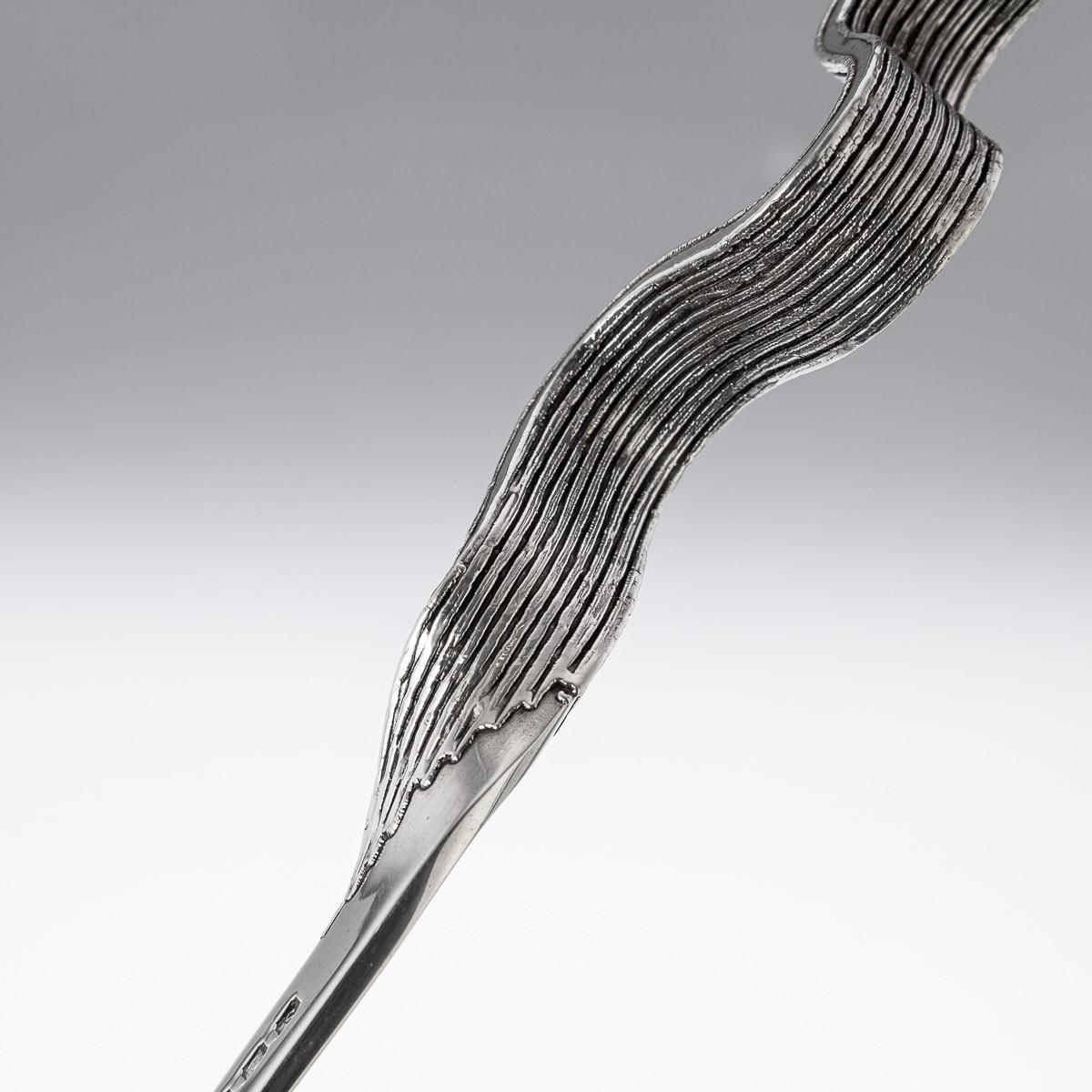 Stylish English Solid Silver Letter Opener, c.1973 For Sale 1