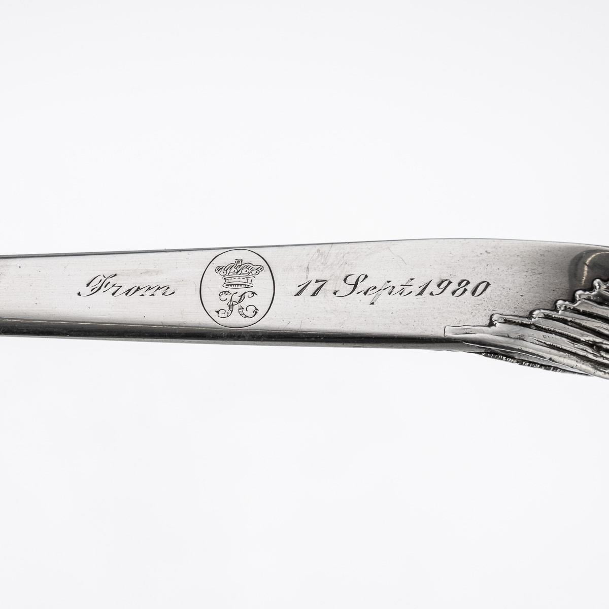 Stylish English Solid Silver Letter Opener, c.1973 For Sale 2
