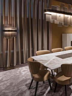 Stylish Floor Lamp Brass Frame Champagne or Antique Bronze Finishes