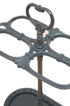 Stylish French Cast Iron Umbrella Stand
