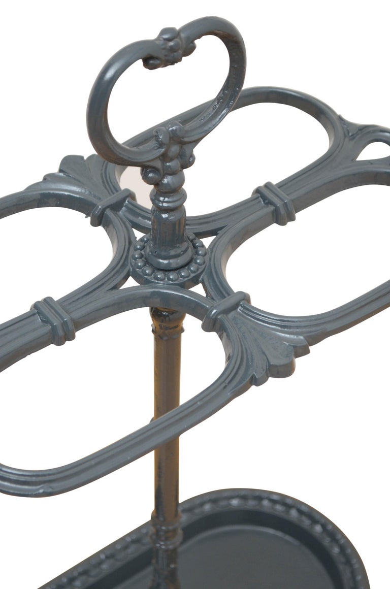 Stylish French Cast Iron Umbrella Stand at 1stDibs cast iron umbrella