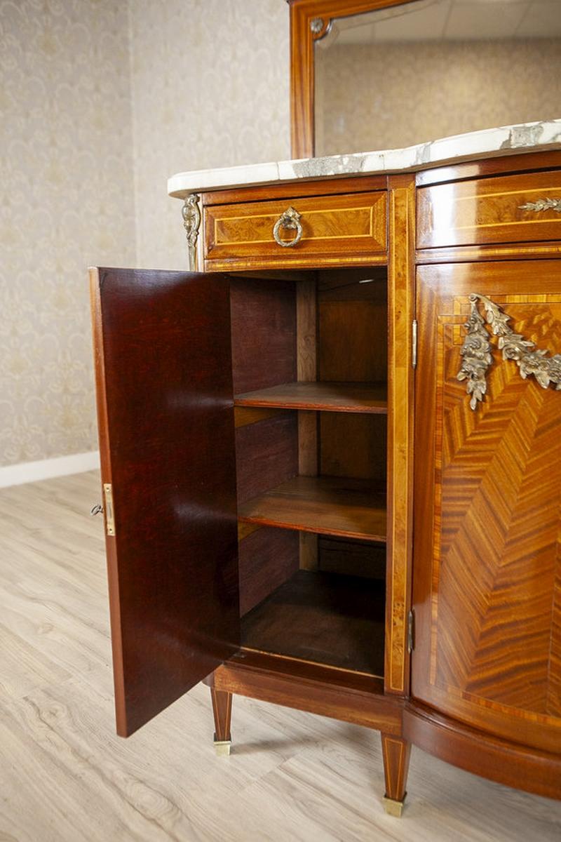 Elegante buffet francese in mogano con specchio, fine XIX secolo in vendita 5