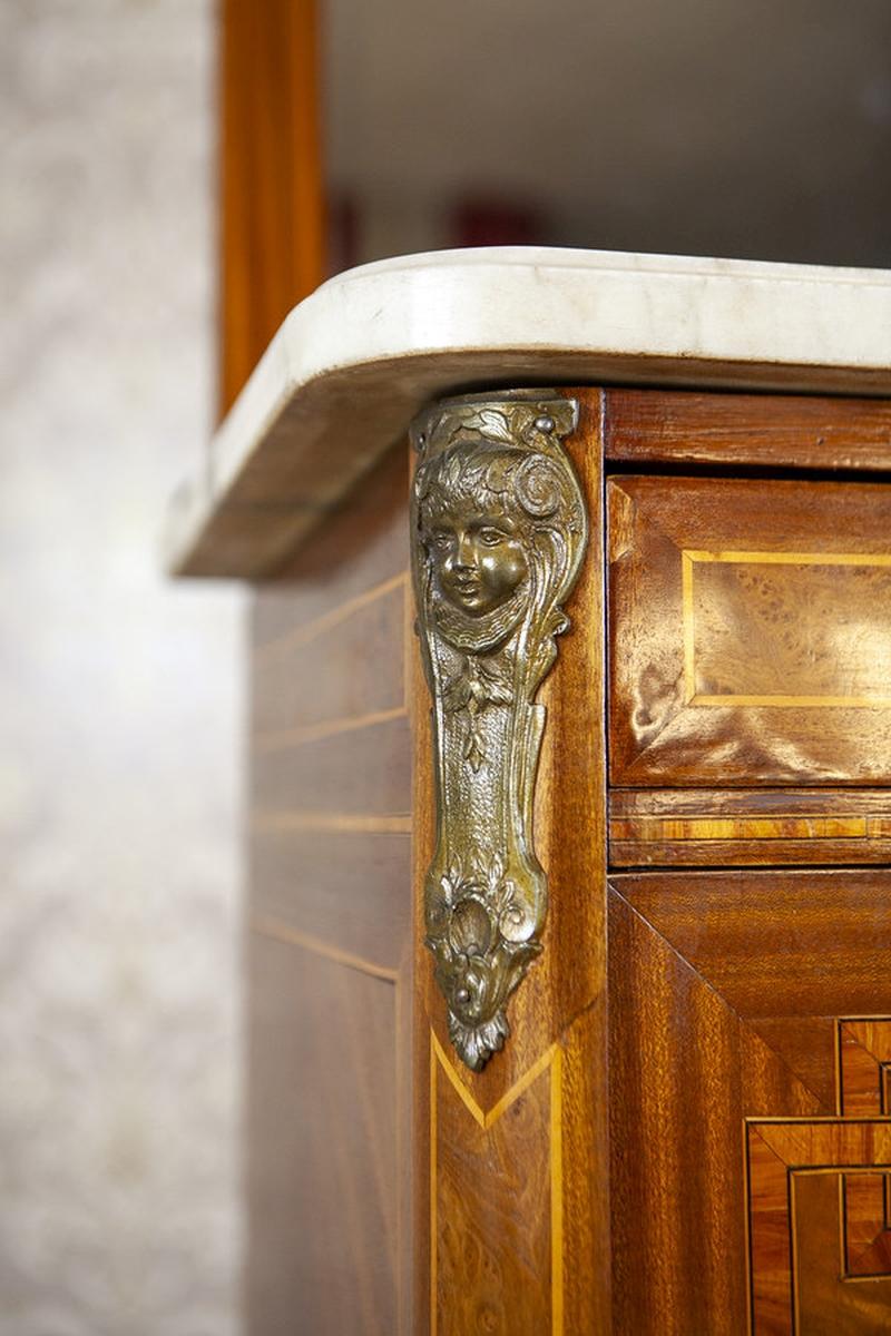 Elegante buffet francese in mogano con specchio, fine XIX secolo in vendita 6