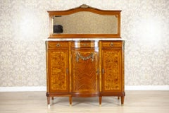 Stylish French Mahogany Buffet With Mirror, Late 19th Century