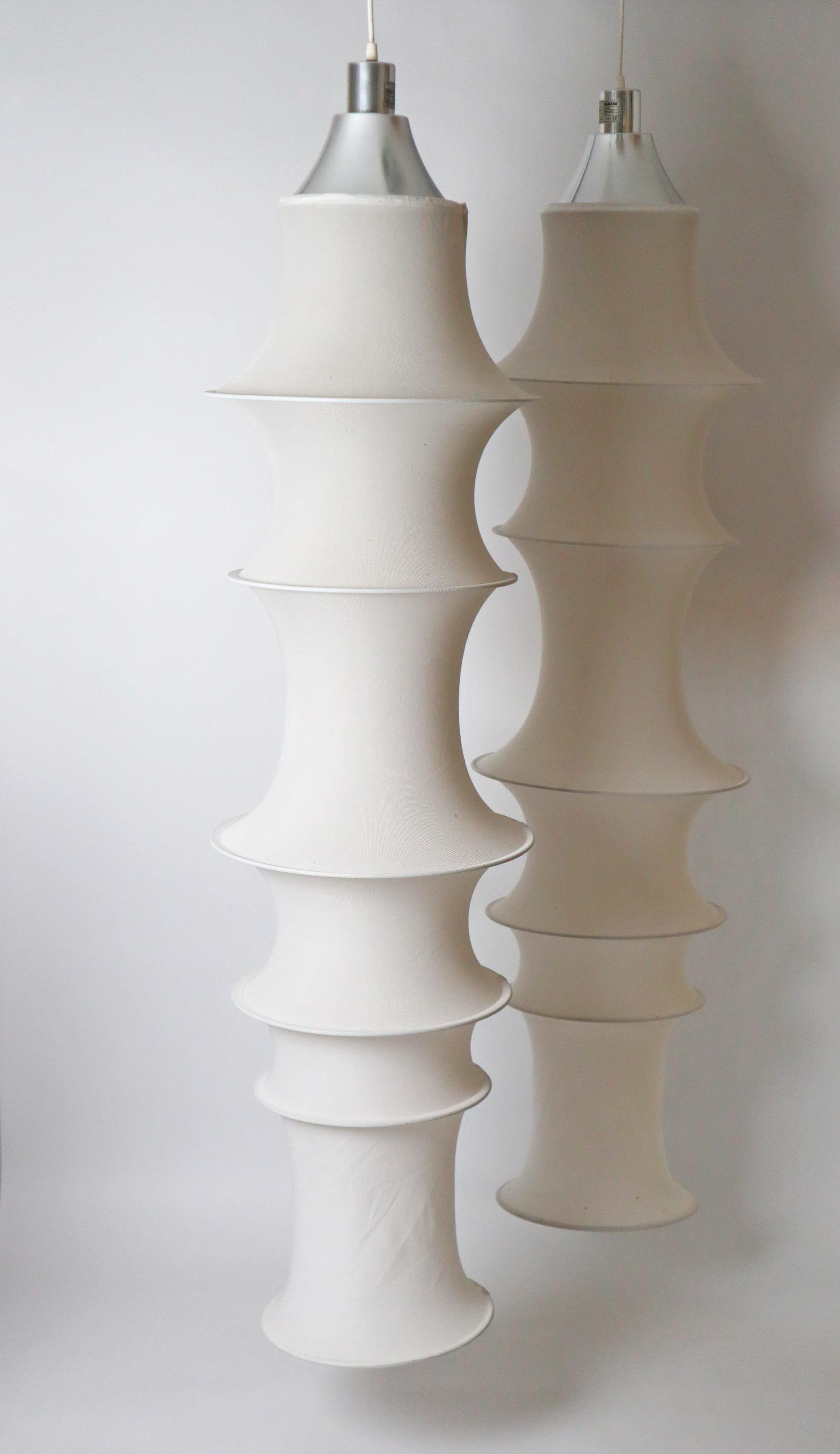 Stylish From Danese Milano Falkland Pendant By Bruno Munari Set Of 2 For Sale 2