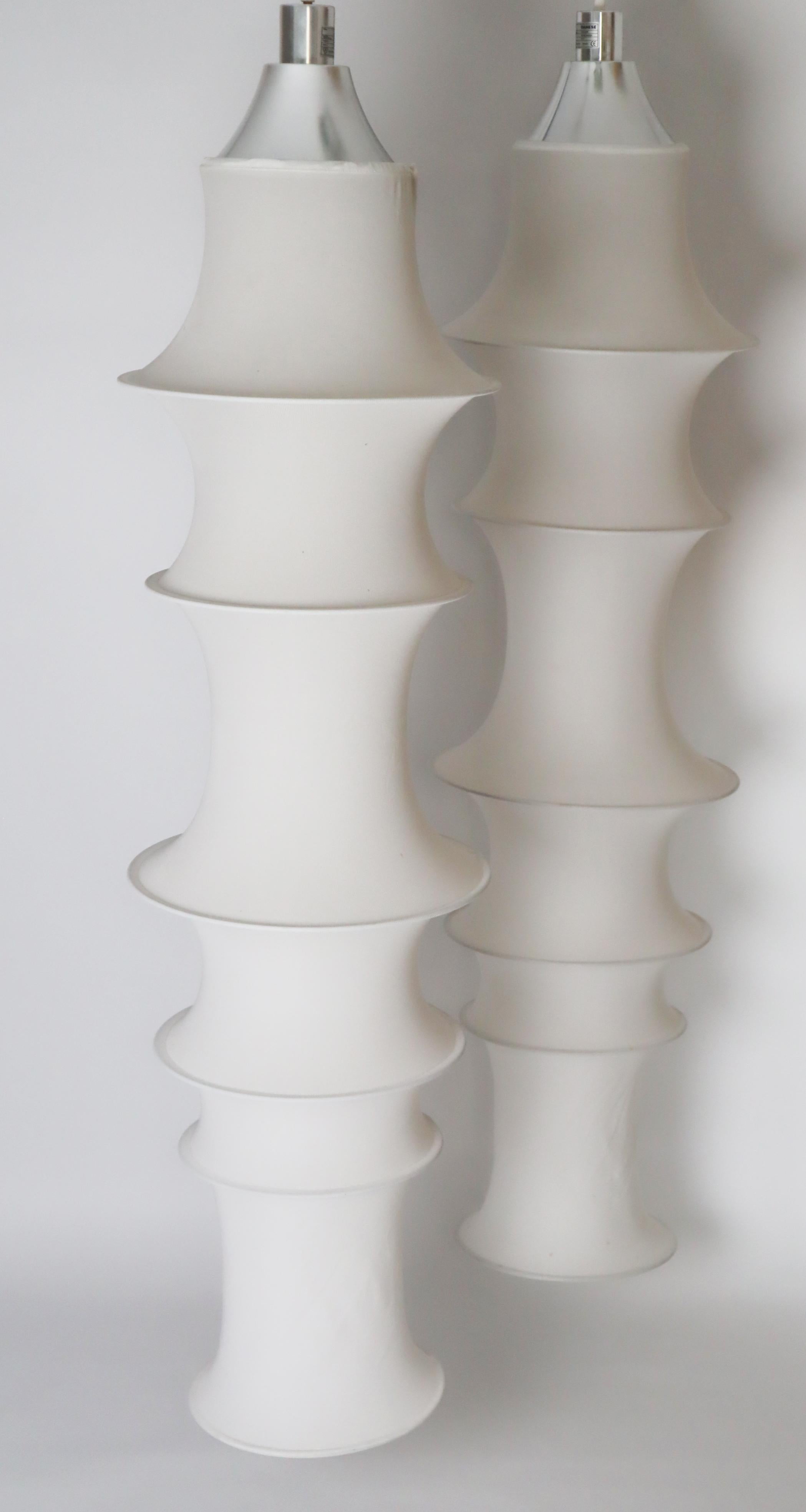 Stylish From Danese Milano Falkland Pendant By Bruno Munari Set Of 2 For Sale 3