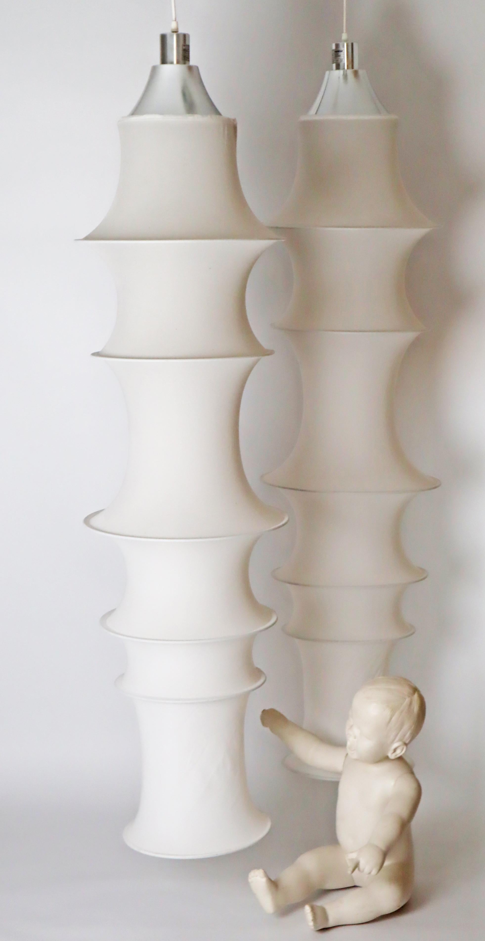 Stylish From Danese Milano Falkland Pendant By Bruno Munari Set Of 2 For Sale 5