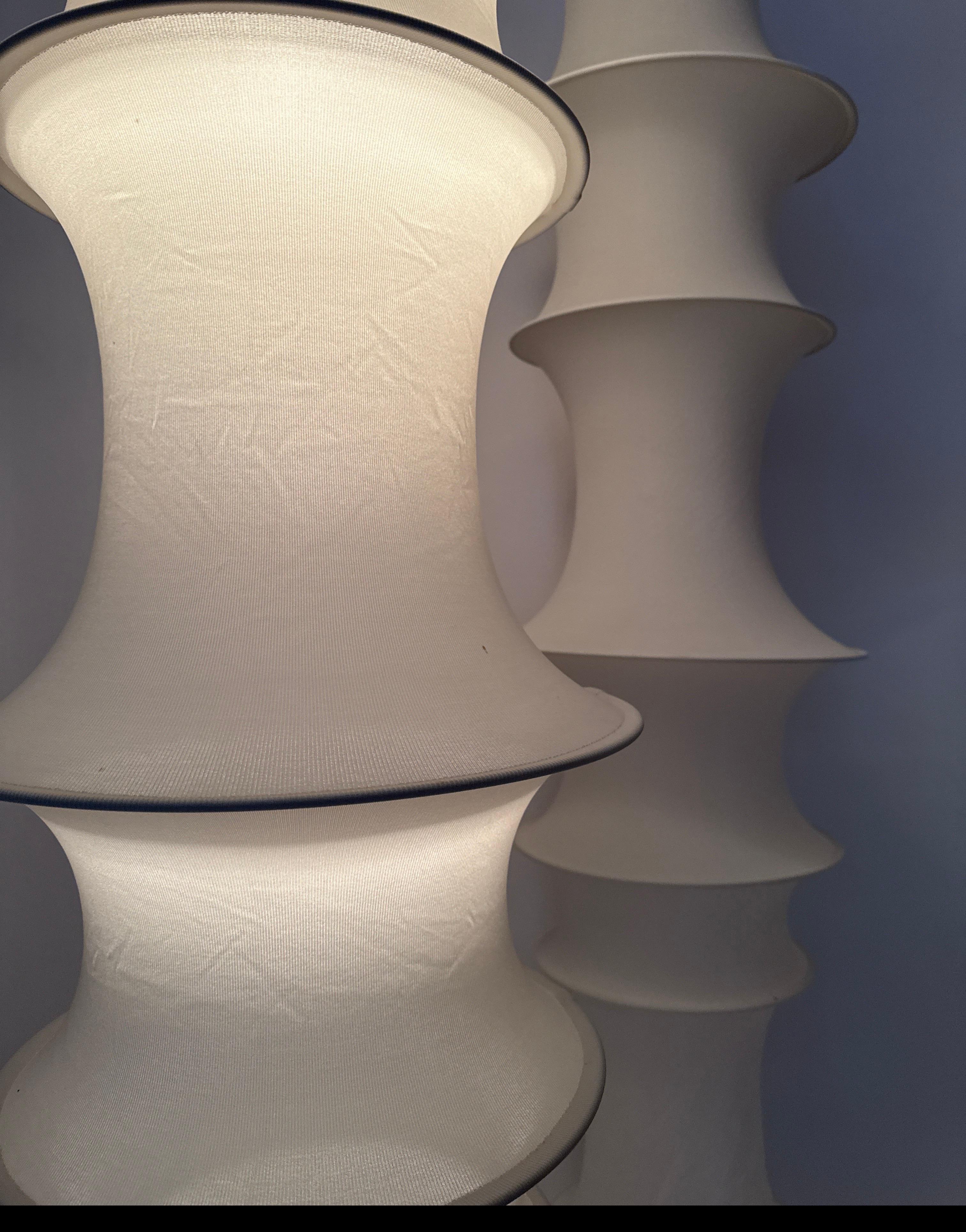 Italian Stylish From Danese Milano Falkland Pendant By Bruno Munari Set Of 2 For Sale