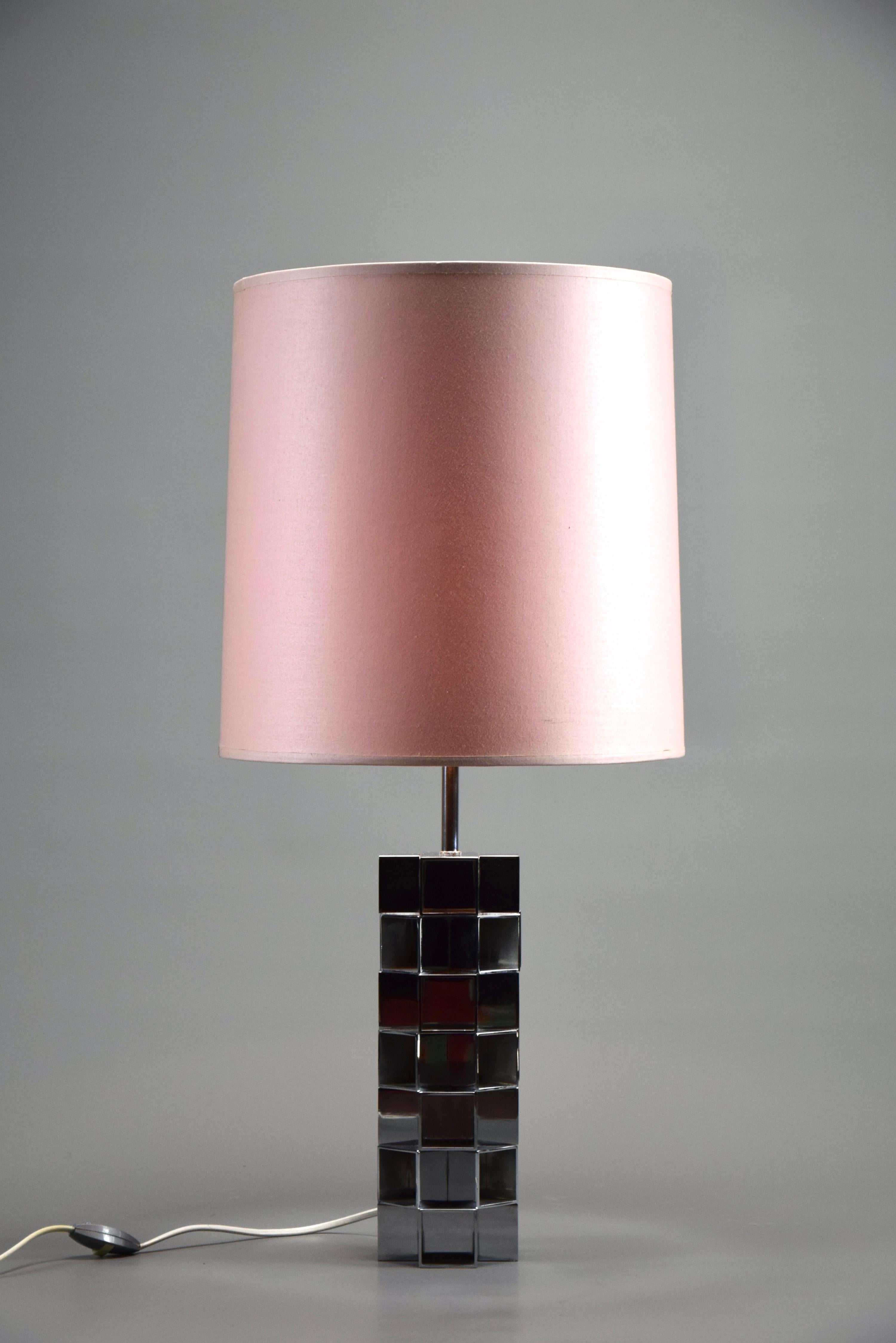 Stylish Hollywood Regency Pair of Table Lamps after Maison Jansen For Sale 5