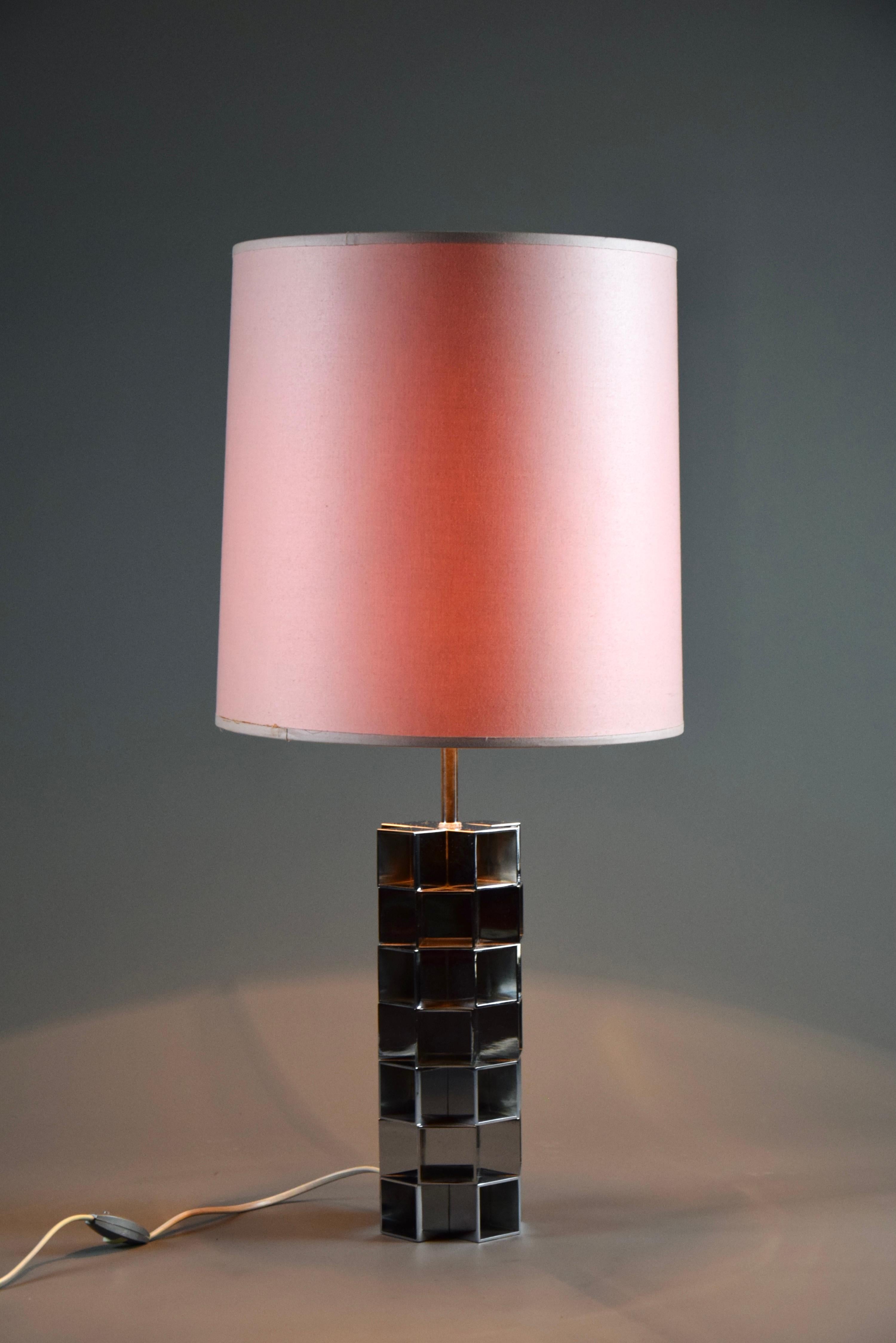 Stylish Hollywood Regency Pair of Table Lamps after Maison Jansen For Sale 3
