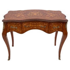 Stylish inlaid desk, France.
