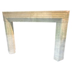 Stylish Italian Fireplace Mantel, 18th Century