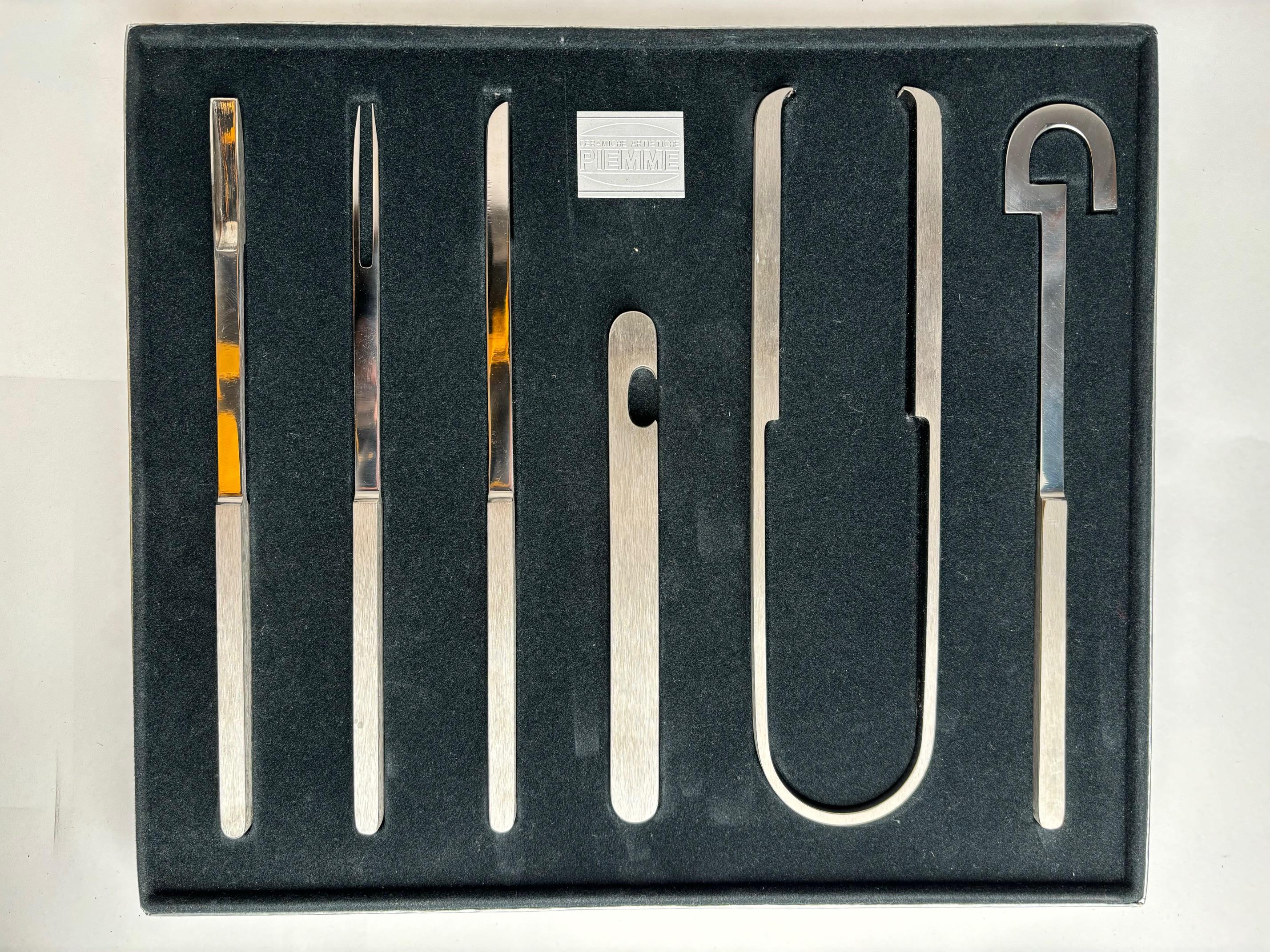 Stylish Italian Metal Cocktail Set, 