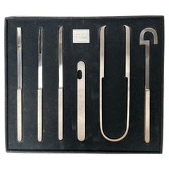Stilvolles italienisches Metall-Cocktail-Set, „Silberfox“-Modell von Piemme, 1970er Jahre