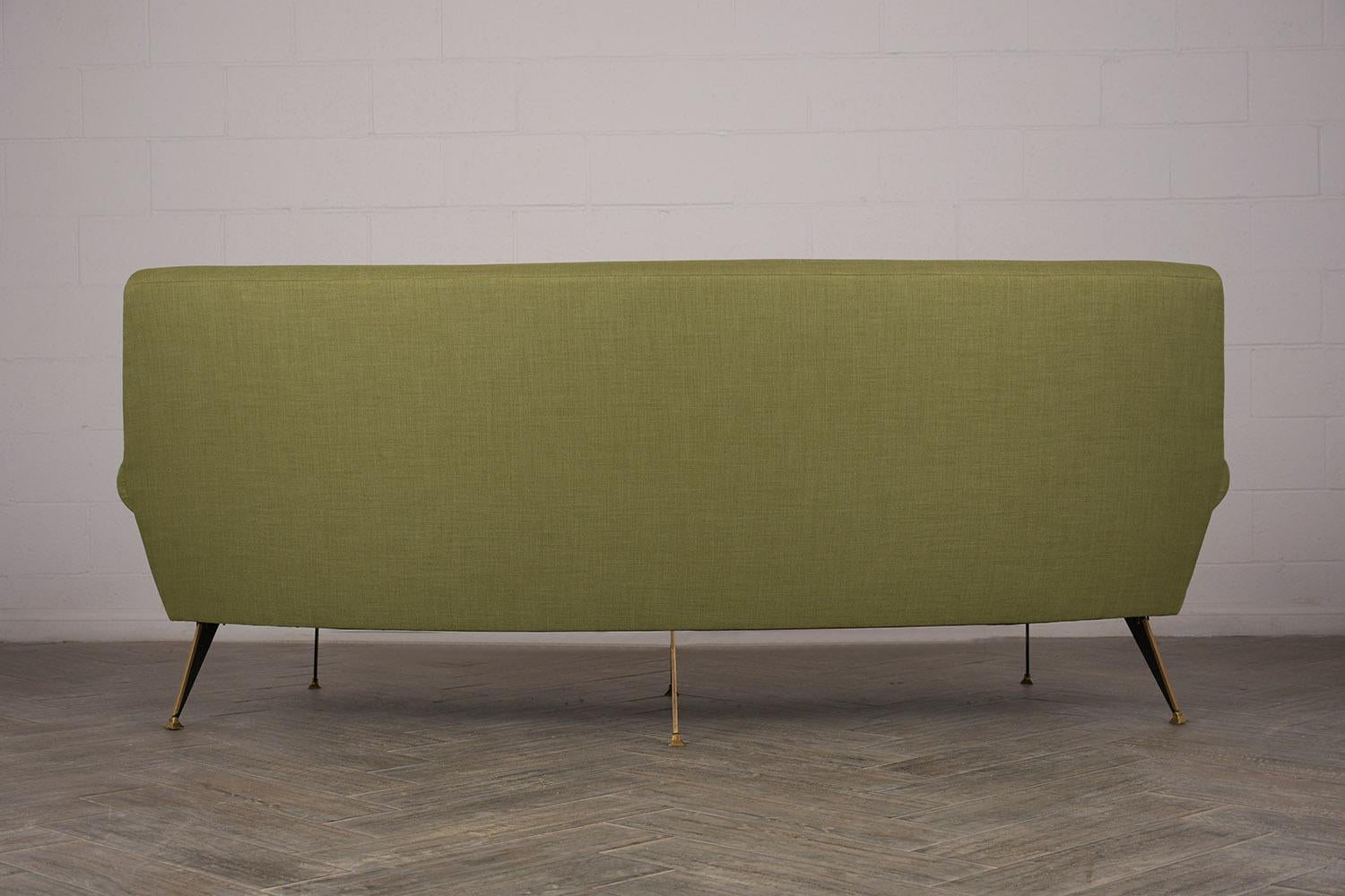 Paint Vintage  1970's Mid-Century Modern Style Sofa