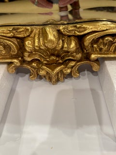 Stylish Large Gilded Asian Style Mirror with Birds