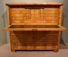 Stylish Masur Birch Biedermeier Escritoire