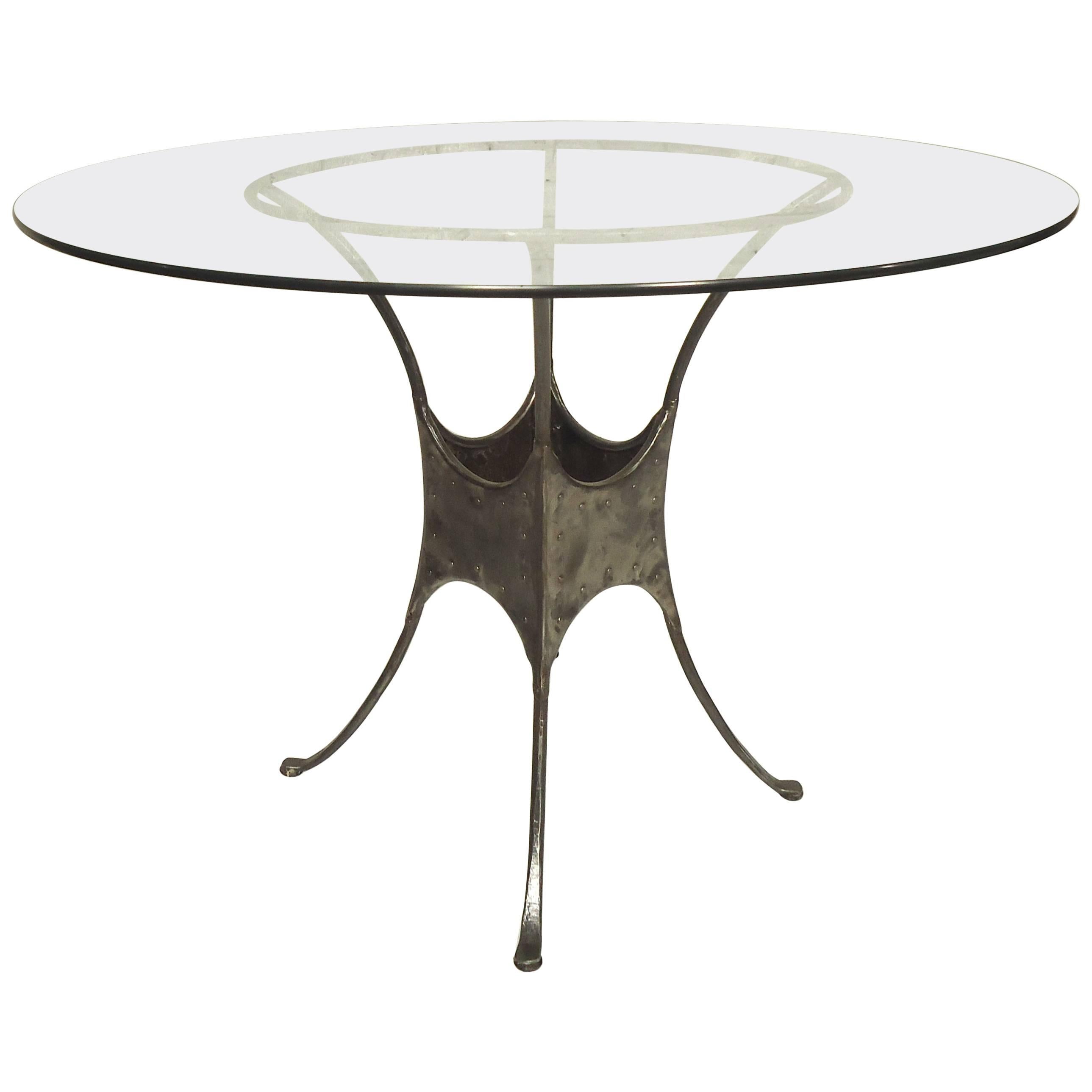 Stylish Metal Dining Table