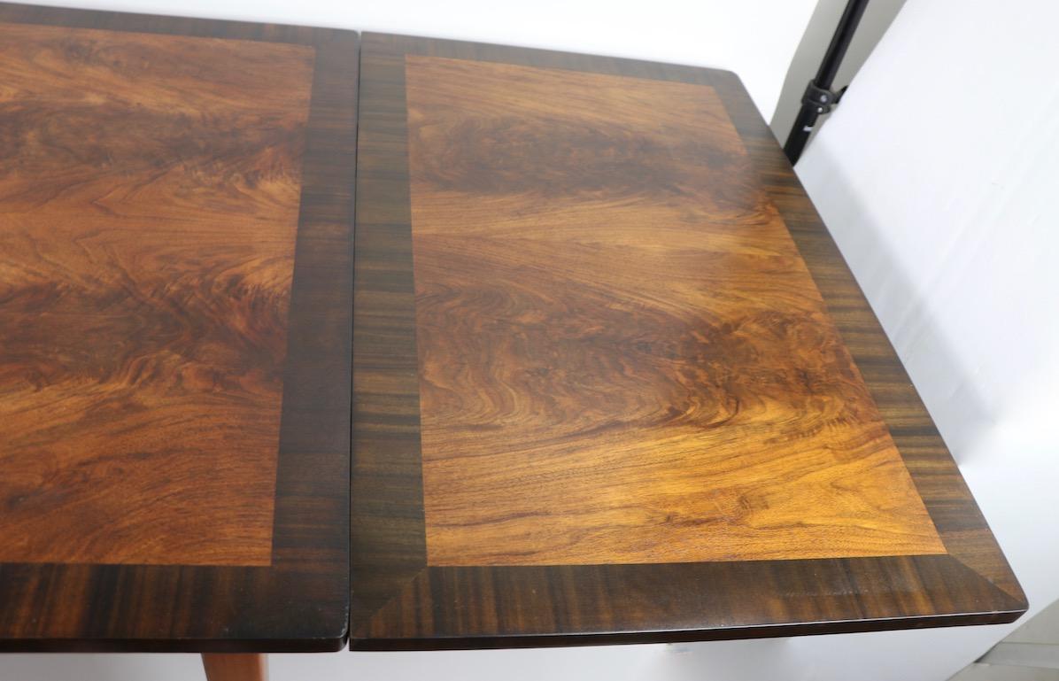 Stylish Mid Century Dining Table with Refractory Leaves 2