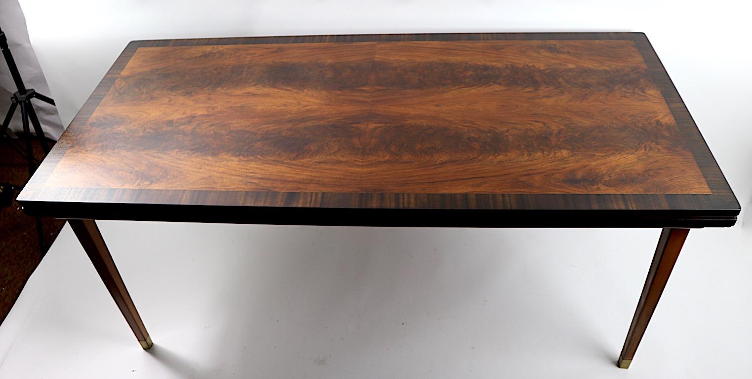 20th Century Stylish Mid Century Dining Table with Refractory Leaves