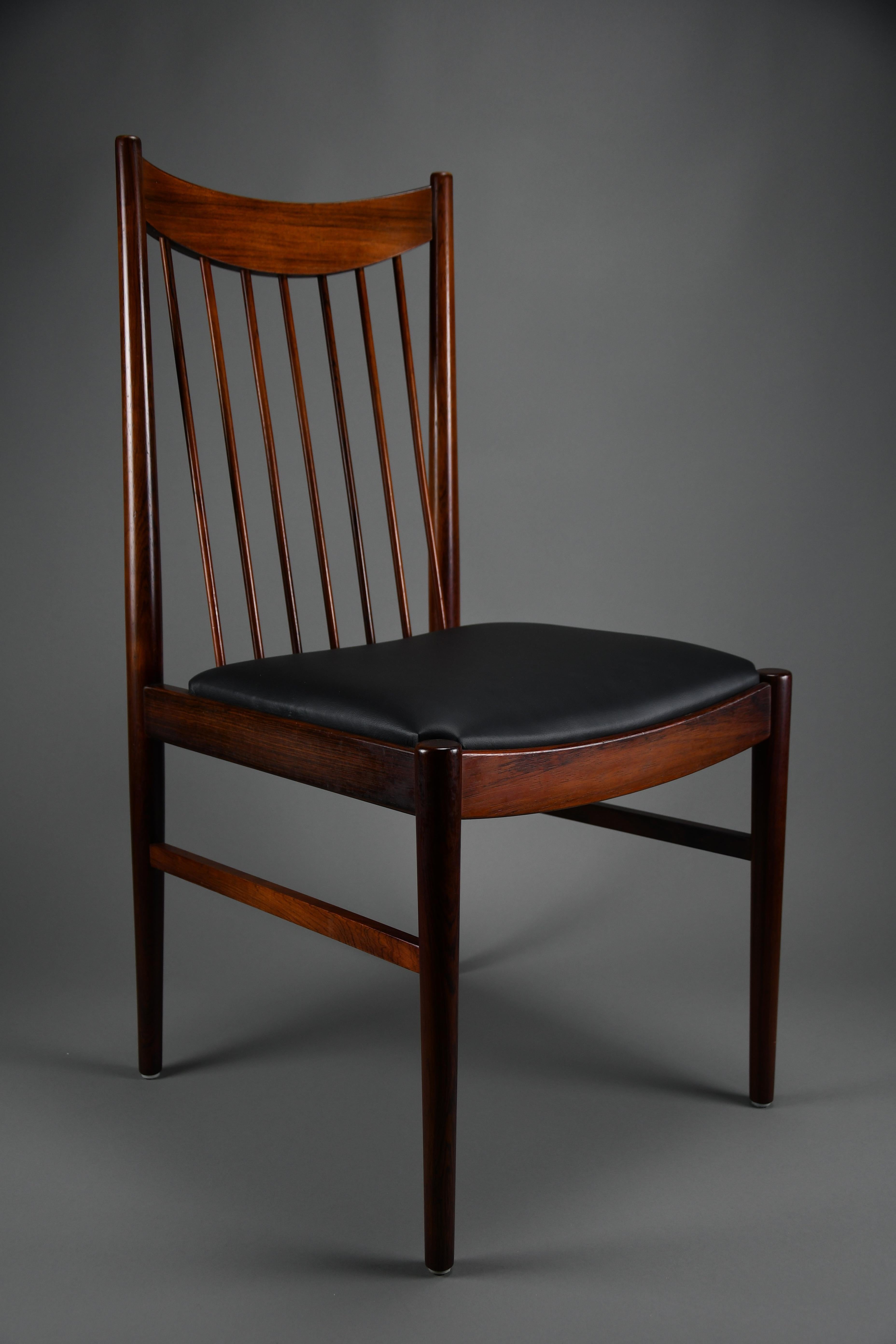 Arne Vodder - Set da pranzo in jatoba moderno del medio secolo in vendita 9