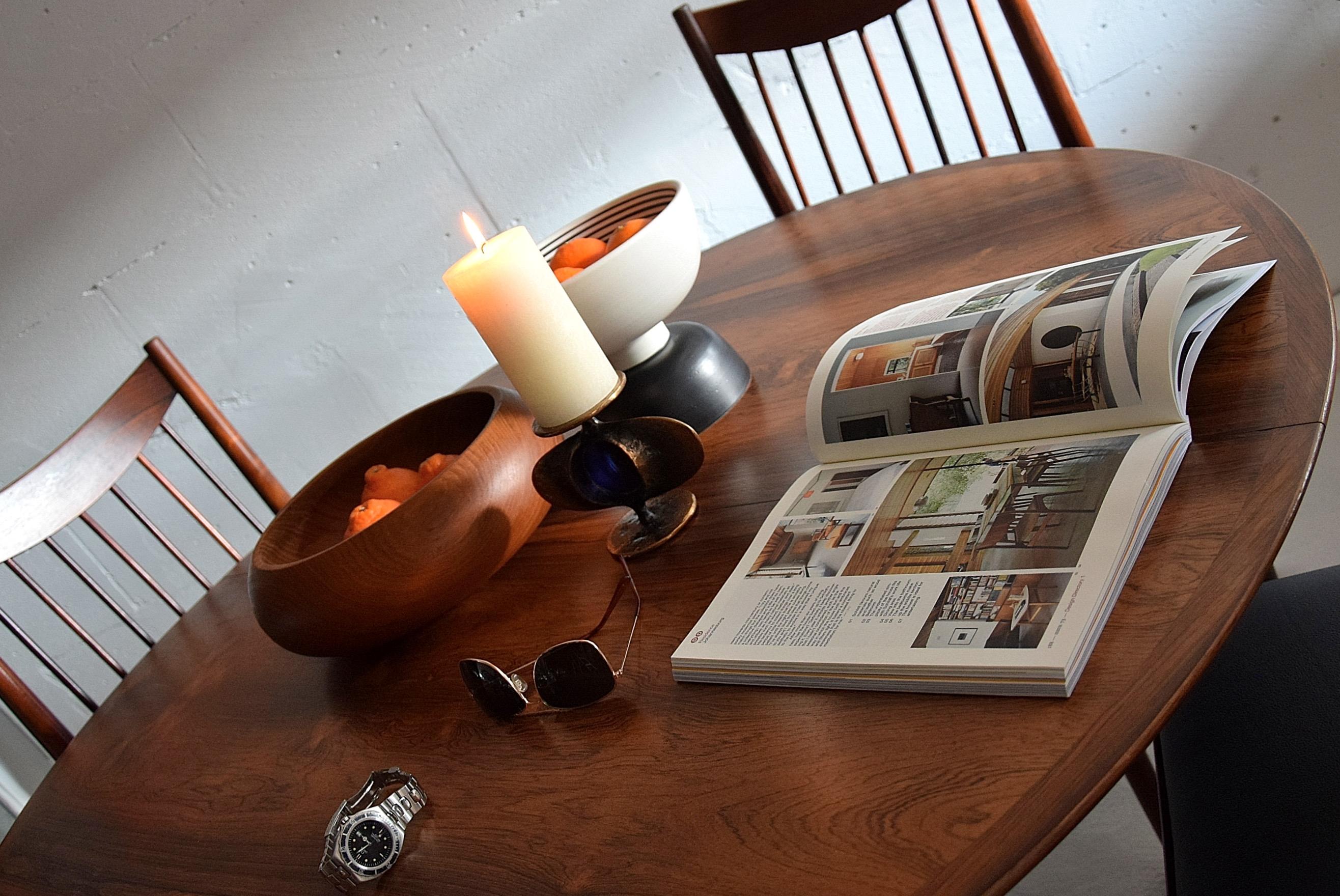 Metà XX secolo Arne Vodder - Set da pranzo in jatoba moderno del medio secolo in vendita