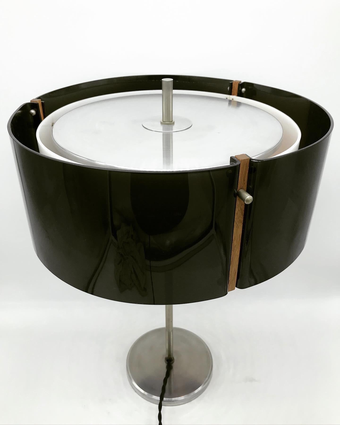 Stylish Mid-Century Modern Danish Table Lamp designed By Kemp & Lauritzen 6