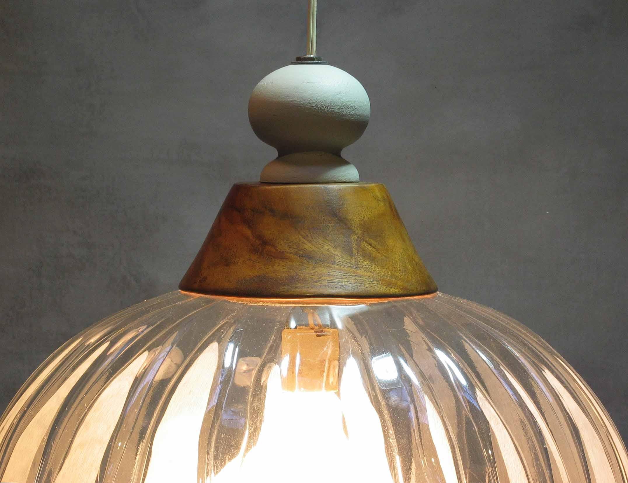 Mid-Century moderno Elegante lampada a sospensione di metà secolo 