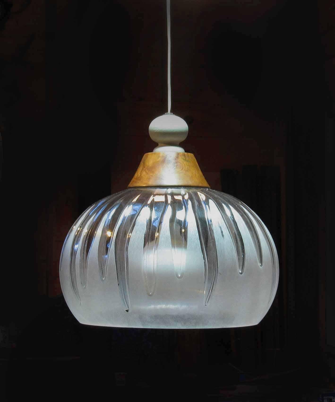 Stampato Elegante lampada a sospensione di metà secolo 
