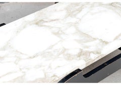 Stylish Mid Century Scrolled Cocktail Table In James Mont Style