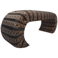 Stylish Midcentury Upholstered Bench Stylish Midcentury Upholstered Bench