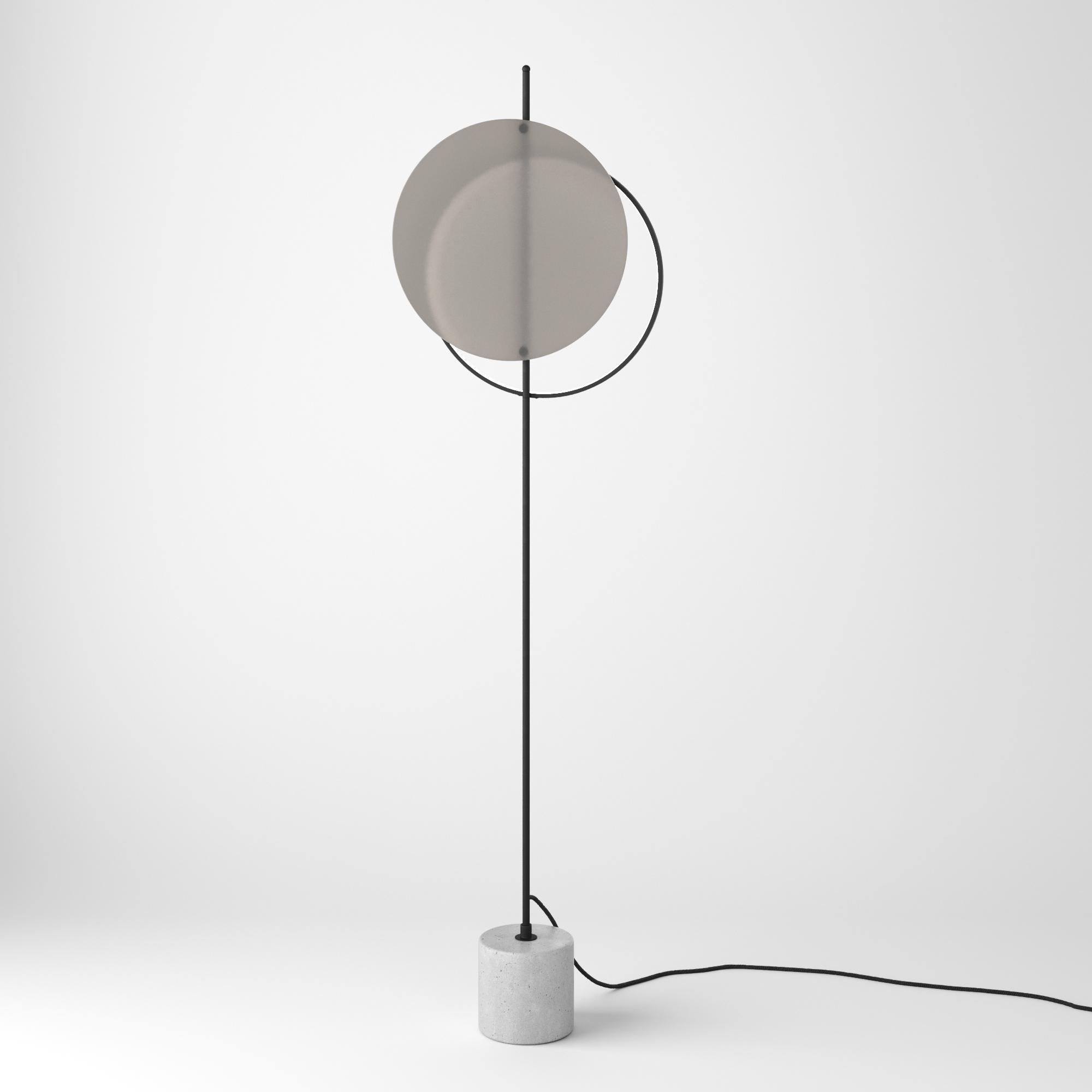 Stylish Minimalistic Contemporary Floor Lamp Glass Edition For Sale 3
