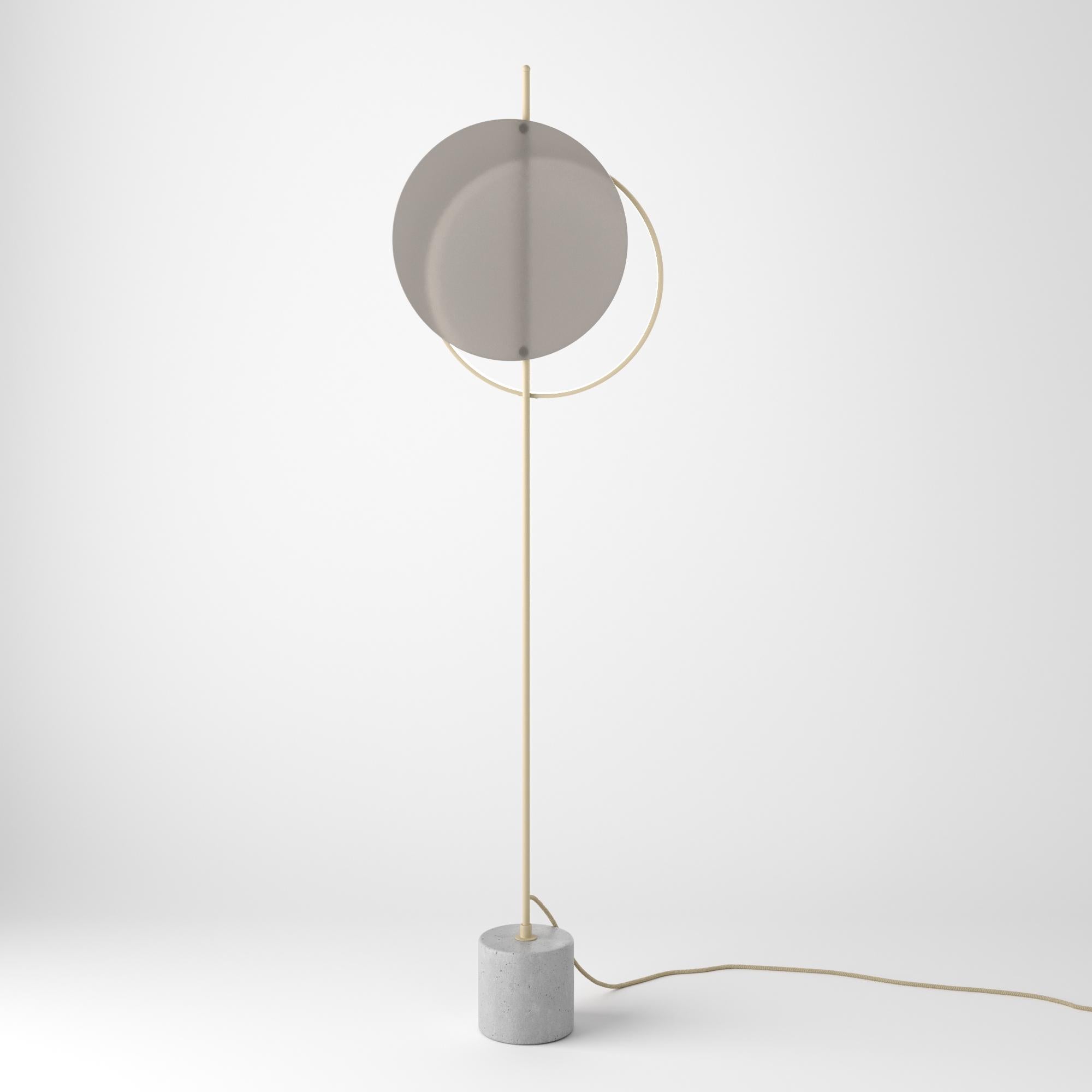 Hand-Crafted Stylish Minimalistic Contemporary Floor Lamp Glass Edition For Sale