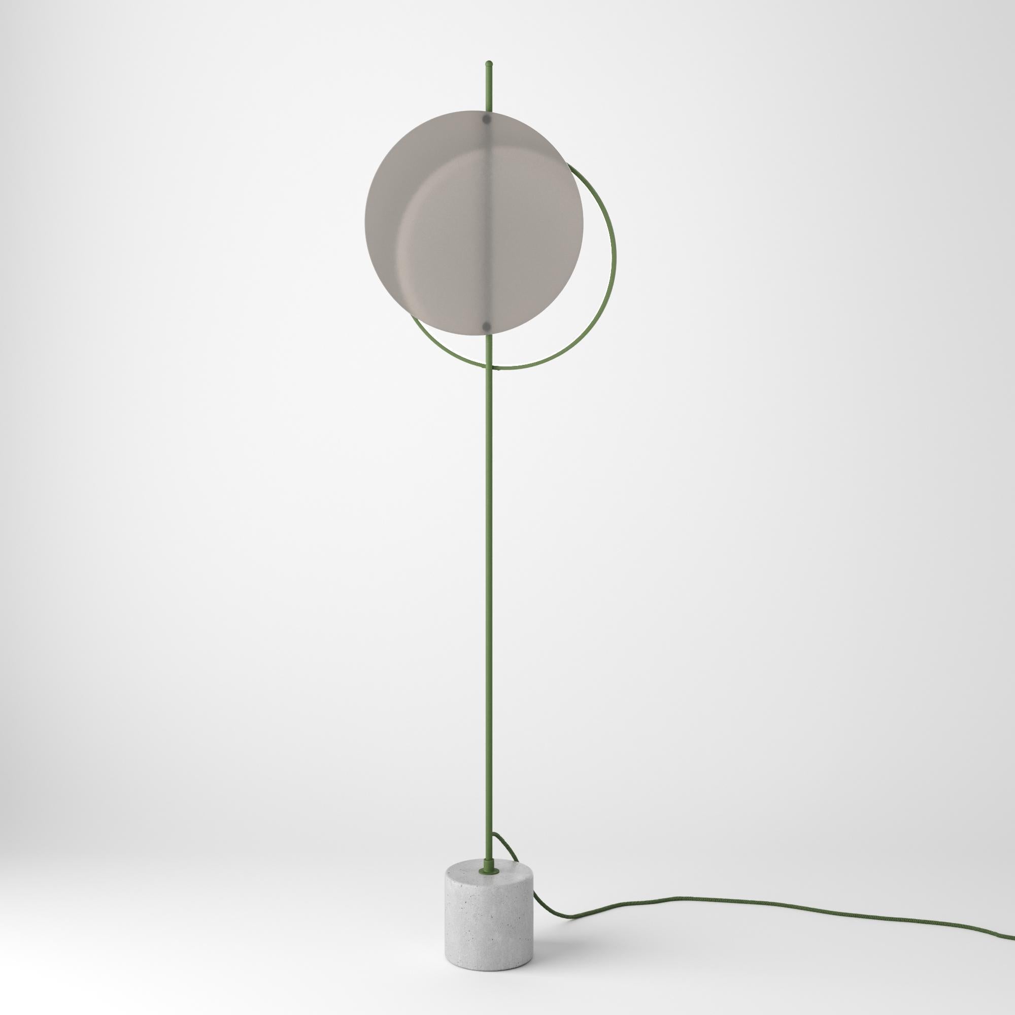 Stylish Minimalistic Contemporary Floor Lamp Glass Edition For Sale 1