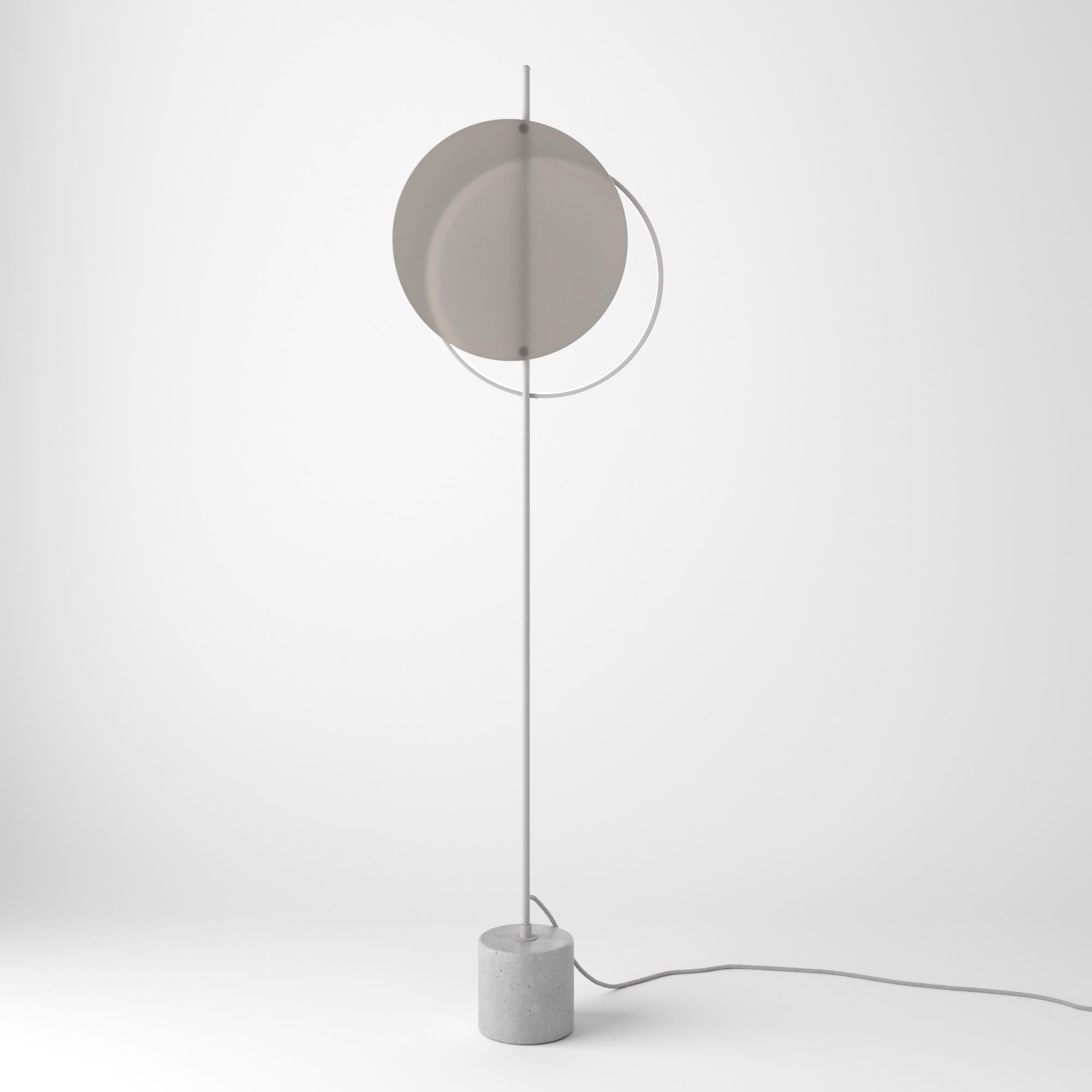 Stylish Minimalistic Contemporary Floor Lamp Glass Edition For Sale 2