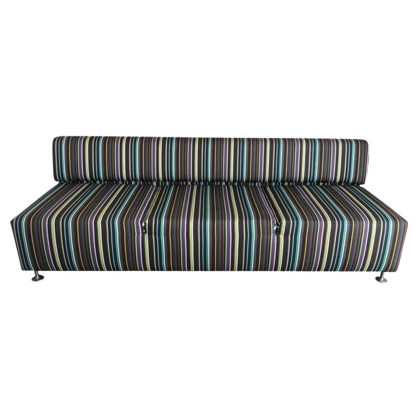 Stylish Modern Striped Sofa For Sale