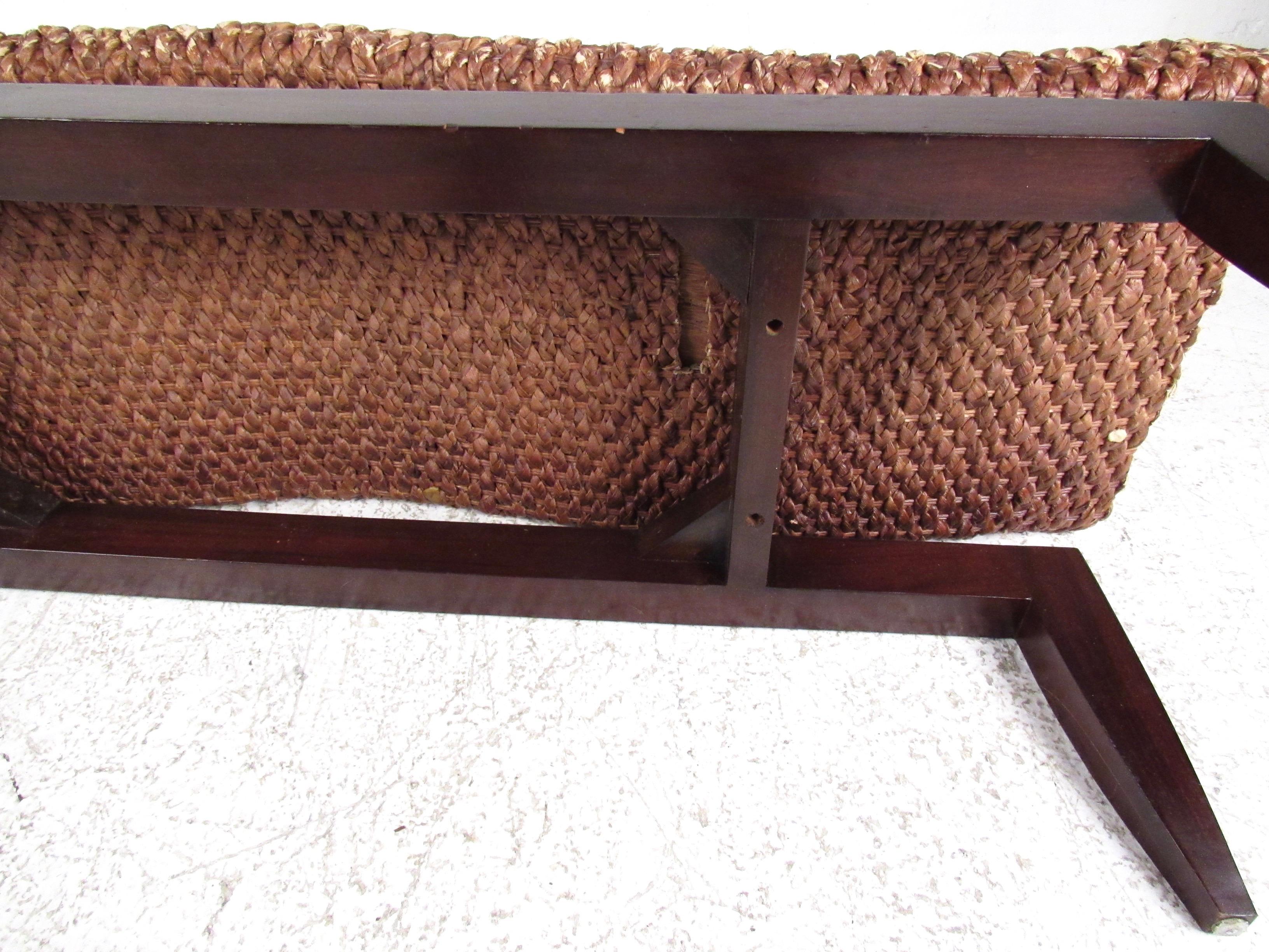 Stylish Modern Two-Seat Window Bench 6