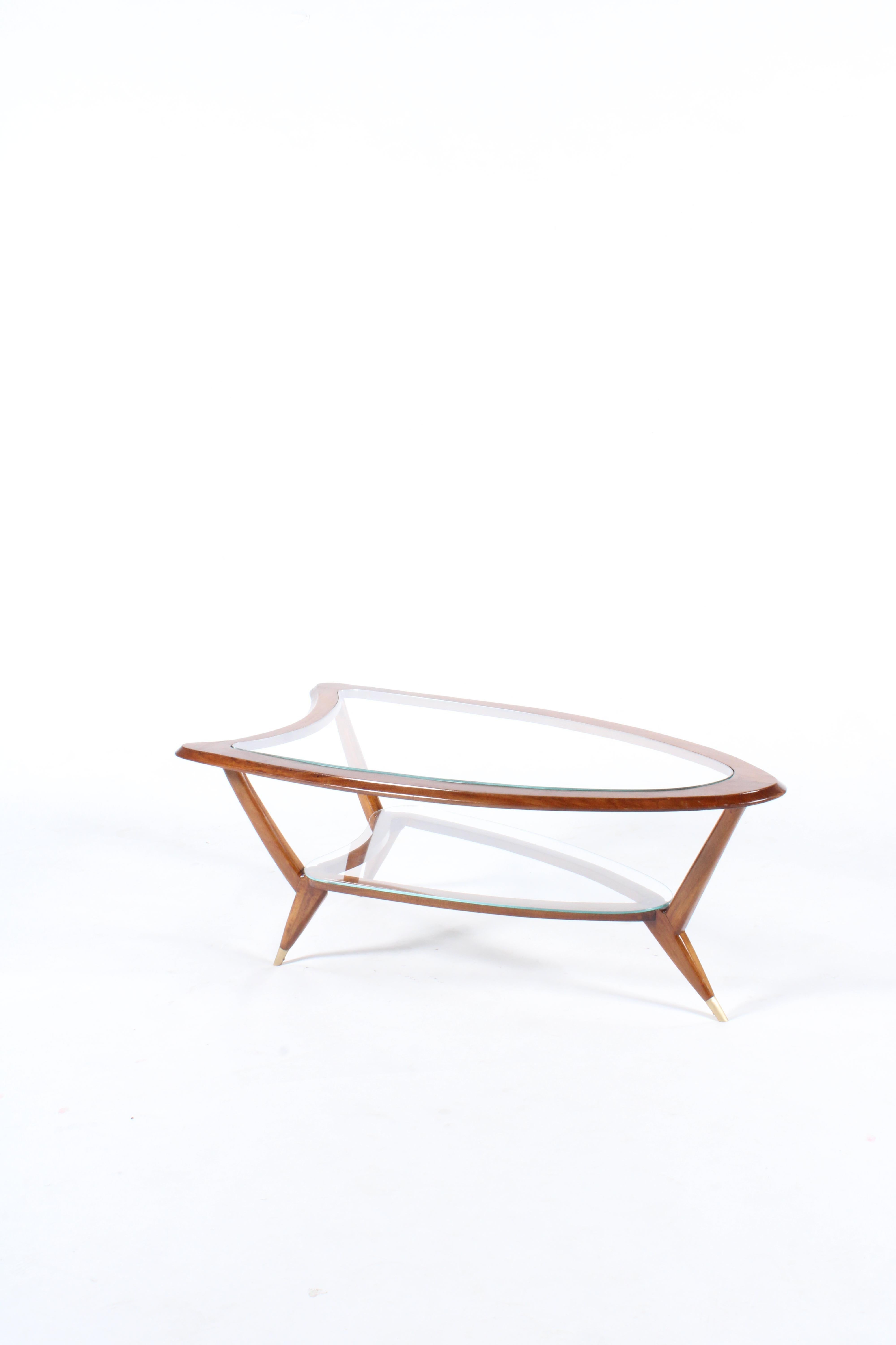 Hand-Crafted Stylish Organic Form Mid Century Italian Coffee Table * Free Worldwide Delivery For Sale