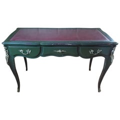 Stylish Painted Louis XV Style Writing Desk