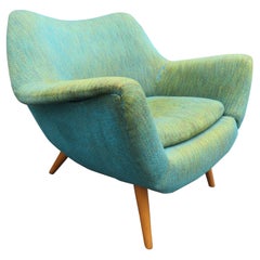Stilvolles Paar Lawrence Peabody Würfelstühle mit Fassrückenlehne, Selig, Mid-Century Modern