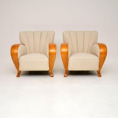 Stylish Pair of Art Deco Armchairs