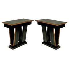 Stylish Pair of Midcentury Consoles