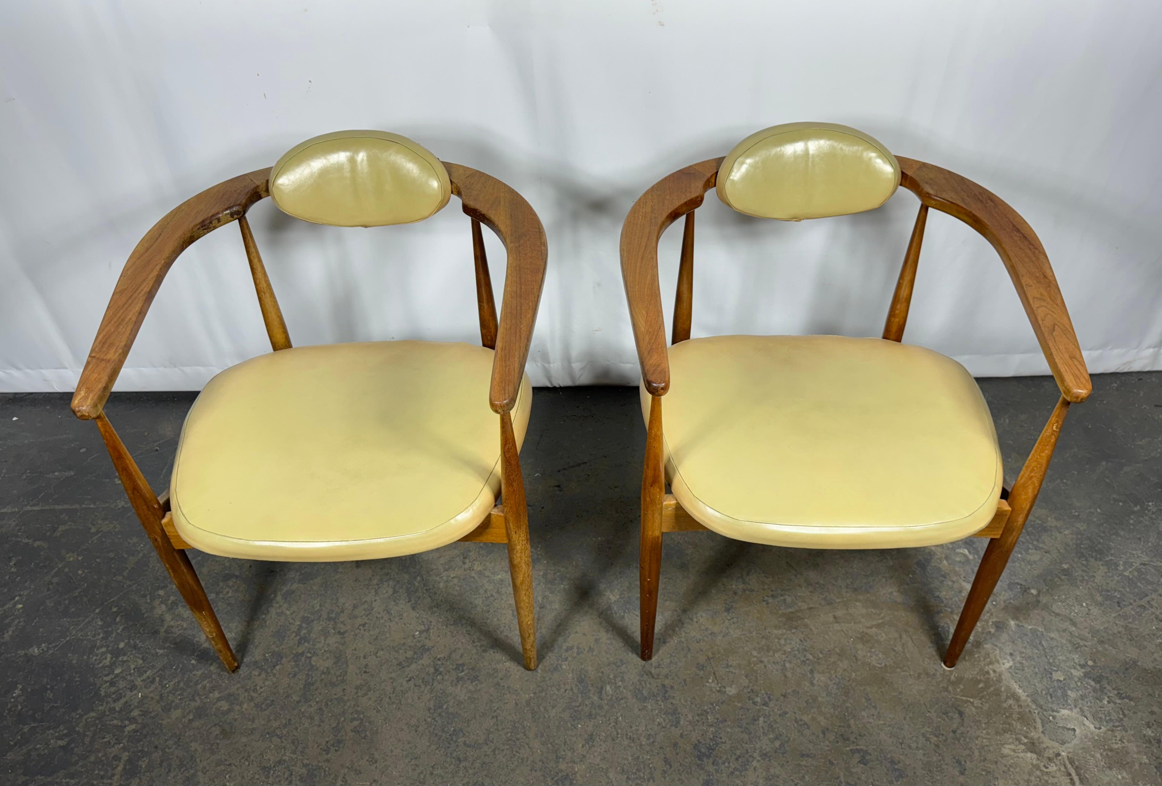 Paire de fauteuils modernistes par Adrian Pearsall pour Craft Associates en vente 2
