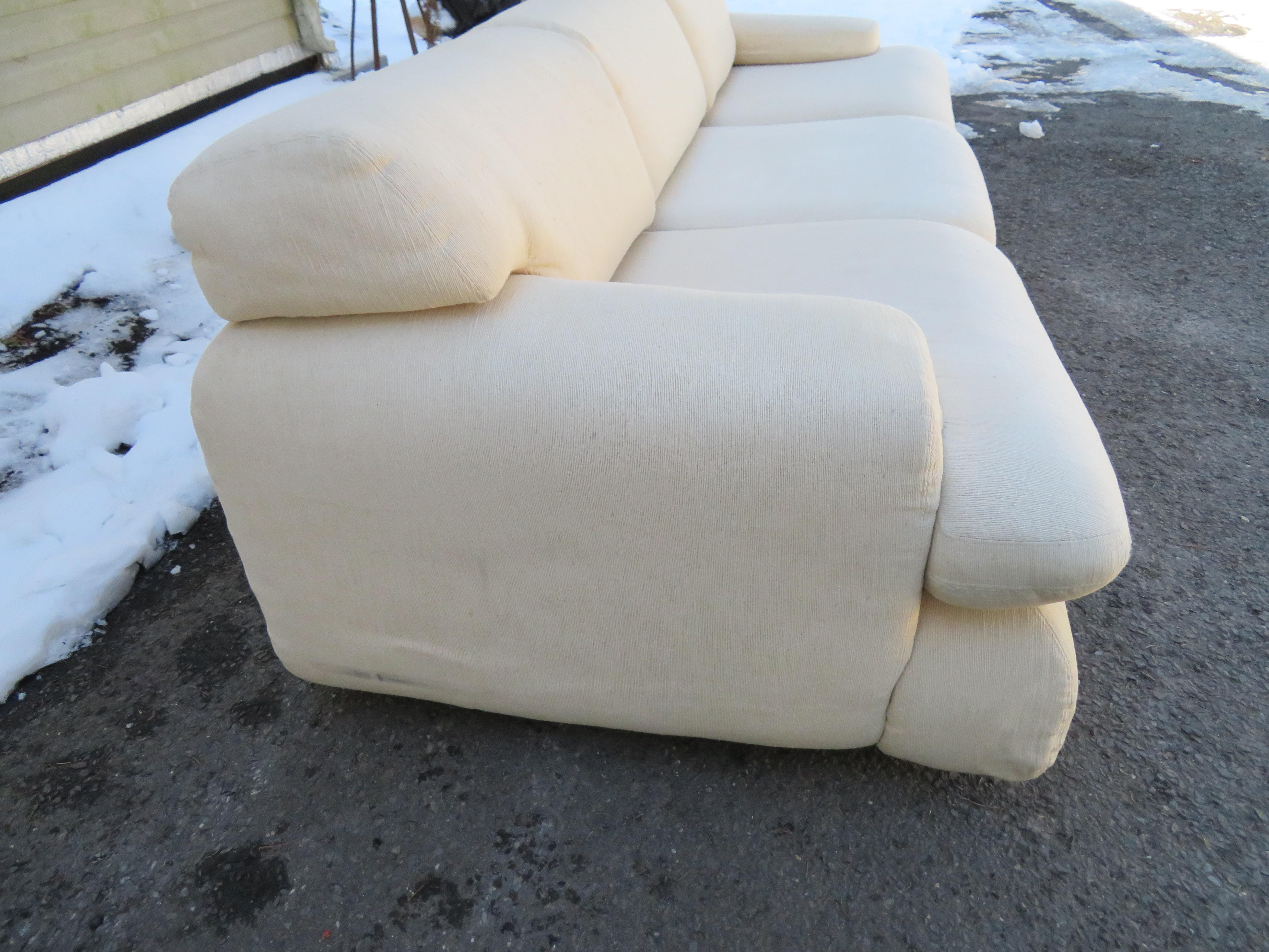 American Stylish Pair of Weiman Preview Sofas Mid-Century Modern