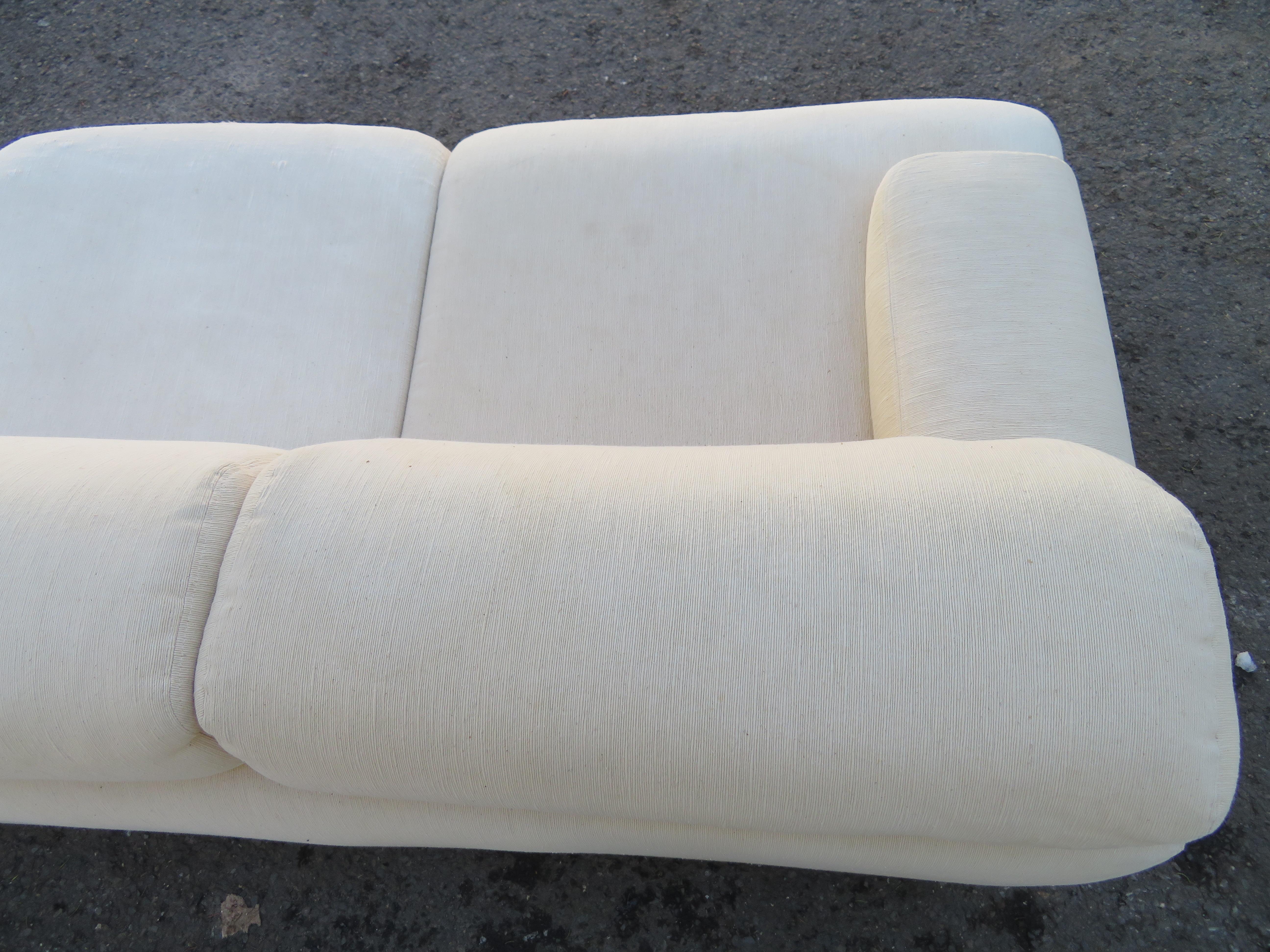 Late 20th Century Stylish Pair of Weiman Preview Sofas Mid-Century Modern